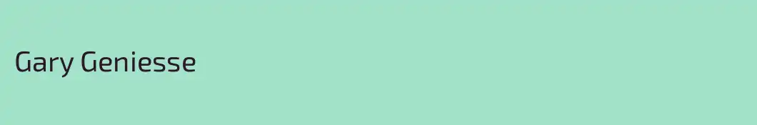 Gary Geniesse